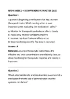 NR546 WEEK 1&ndash;6 COMPREHENSIVE PRACTICE QUIZ