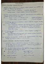 Redox reaction hand written notes 