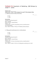 Test bank for Essentials of Marketing&comma; 2026 Release by Joseph P&period; Cannon &vert; All Chapters&period;