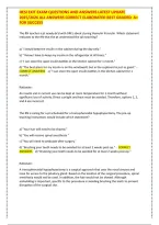 HESI Exit Exam Questions and Answers &ndash; Latest Update Study Guide & Practice Test