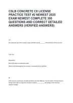 CSLB C8 Concrete License Practice Test &ndash; California Contractor Exam Study Guide