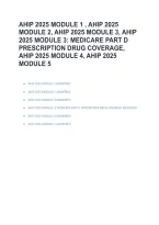 AHIP 2025 Modules 1-5 Exam &ndash; Study Guide&comma; Practice Questions & Review