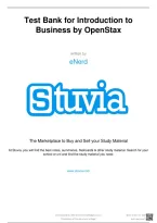 Test Bank for Introduction to Business by OpenStax &ndash; Study Guide & Review