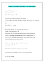 LADWP TEST GUIDE REVIEW QUESTIONS AND ANSWERS