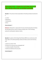 CDN Exam 2026 &vert; Certified Dialysis Nurse &vert; 150 Practice Questions & Answers with Rationales
