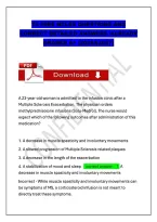 75 Free NCLEX Questions with Correct Detailed Answers &lpar;2026 & 2027&rpar;&colon; Complete Study Guide&NewLine;&NewLine;