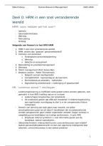 Collegeaantekeningen HRM &vert; KU Leuven &vert; 2026&sol;2027