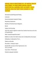MENTAL HEALTH PROCTORED ATI&comma; ATI MENTAL HEALTH PROCTORED&comma; ATI PROCTORED MENTAL HEALTH QUESTIONS ALL ANSWERS 100&percnt; ACCURATE  LATEST UPDATED 2026&sol;2027 BEST EXAM GRADED A&plus; FOR SUCCESS