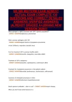 NR 566 MIDTERM EXAM NEWEST&NewLine;ACTUAL EXAM COMPLETE 130&NewLine;QUESTIONS AND CORRECT DETAILED&NewLine;ANSWERS &lpar;VERIFIED ANSWERS&rpar;&NewLine;&vert;ALREADY GRADED A&plus;&vert;&vert;BRAND NEW&NewLine;VERSION 2026&excl;&excl;&excl;