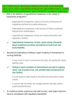 CHC Compliance Program Administration Exam 2026&sol;2027 &vert; HCCA Practice Questions & Answers