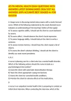 ATI PN MENTAL HEALTH EXAM QUESTIONS WITH ANSWERS LATEST DOWNLOADED 2026&sol;2027 ALL ANSWERS 100&percnt; ACCURATE BEST GRADED A&plus; FOR SUCCESS