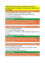 SMQT Complete Exam Preparation 2026&sol;2027 &vert; 650 Practice &NewLine;Questions&comma; Answers & Rationales &vert; Survey Process&comma; F-Tags&comma; QOC&comma; QOL &NewLine;& Compliance 