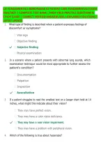 CJE Fundamentals Benchmark Exam 2 2026&sol;2027 &vert; Patient Care Fundamentals &vert; Practice Questions & Answers