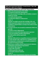 SMQT Exam Study Guide 2026&sol;2027 &vert; Survey Process&comma; F-Tags&comma; CMS &NewLine;Regulations&comma; QAPI&comma; Abuse & Neglect 