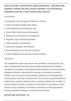 NURS 5359 EXAM 1 ANTIPSYCHOTIC MEDICATIONS EXAM &ndash; QUESTIONS AND&NewLine;ANSWERS &vert; VERIFIED AND WELL DETAILED ANSWERS &vert; PLUS RATIONALES &vert;&NewLine;DOWNLOAD AND PASS &vert; LATEST EXAM UPDATE 2026&sol;2027
