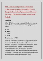 4N051 SSgt WAPS SKT Aerospace Medical &NewLine;Service Journeyman Practice Exam 2026&sol;2027 &ndash; Complete Exam-Style Questions with Correct &NewLine;Answers & Detailed Rationales &vert; Verified & &NewLine;Reliable 