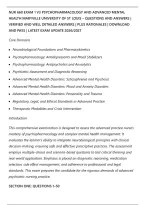 NUR 660 EXAM 1 V3 PSYCHOPHARMACOLOGY AND ADVANCED MENTAL&NewLine;HEALTH MARYVILLE UNIVERSITY OF ST LOUIS &ndash; QUESTIONS AND ANSWERS &vert;&NewLine;VERIFIED AND WELL DETAILED ANSWERS &vert; PLUS RATIONALES &vert; DOWNLOAD&NewLine;AND PASS &vert; LATEST EXAM UPDATE 2026&sol;2027