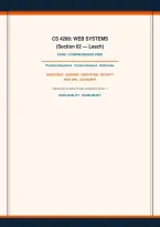 CS4288 LEACH EXAM 1 COMPREHENSIVE PREP &vert; COMPUTER SCIENCE STUDY GUIDE&comma; PRACTICE QUESTIONS AND CORRECT ANSWERS