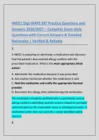 ADA Accessibility Specialist Certification &NewLine;Comprehensive Exam Review 2026&sol;2027 &ndash; &NewLine;Complete Exam-Style Questions with Correct &NewLine;Answers & Detailed Rationales &vert; Verified & &NewLine;Reliable 