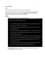  NSG 550 diagnostics Exams with questions and answers