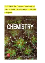 Test Bank For Organic Chemistry 7th Edition &vert; Janice Gorzynski Smith &vert; ISBN 9781264141531 &vert; Chapters 1-29 Complete