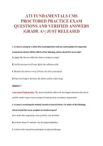 CMS EXAM Bundle &vert; Update Questions with complete and Verified solutions&period;
