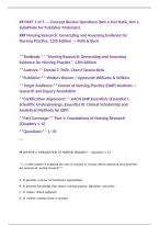 &NewLine;Nursing Research Generating and Assessing Evidence for Nursing Practice Comprehensive Study Resource Covering Research Processes Evidence Based Practice Research Designs Ethics Literature Reviews Sampling Data Collection Measurement Quantitative and Qua