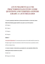 CMS EXAM Bundle &vert; Update Questions with complete and Verified solutions&period;