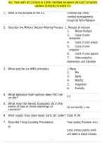ALC Test with all Correct & 100&percnt; Verified Answers &vert;Actual Complete Update &vert;Already Graded A&plus;