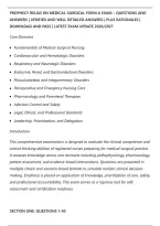 PROPHECY RELIAS RN MEDICAL-SURGICAL FORM A EXAM &ndash; QUESTIONS AND&NewLine;ANSWERS &vert; VERIFIED AND WELL DETAILED ANSWERS &vert; PLUS RATIONALES &vert;&NewLine;DOWNLOAD AND PASS &vert; LATEST EXAM UPDATE 2026&sol;2027