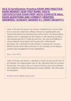 HCS-D Certification Practice EXAM AND PRACTICE EXAM