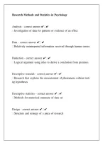 Research Methods & Statistics in Psychology 2026 &vert; Study Guide&comma; Exam Notes & Revision