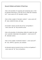 Research Methods & Statistics II Final Exam 2026 &vert; Psychology Questions & Answers &vert; Study Guide