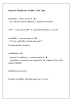 Research Methods & Statistics Final Exam 2026 &vert; Psychology Exam Questions & Study Guide