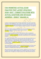 CNA Prometric Practice Test 2026-2027 &vert; Q&A Study Guide
