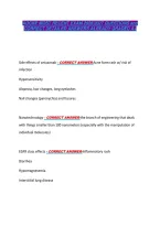 AOCNP MOST RECENT EXAM 2026&sol;2027 QUESTIONS and &NewLine;CORRECT DETAILED ANSWERS ALREADY GRADED A&plus; 