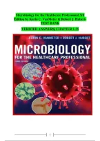 Test Bank&colon; Microbiology for the Healthcare Professional 3rd Edition By VanMeter &vert; Verified Chapter's 1 - 25 &vert; Latest Update 2026&sol;27
