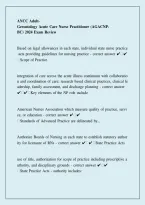 ANCC AGACNP-BC 2024 Exam Review &vert; Adult-Gerontology Acute Care NP Study Guide