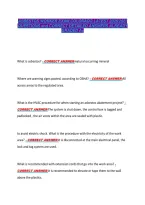 ASBESTOS WORKER EXAM COLORADO LATEST 2026&sol;2027 &NewLine;QUESTIONS and CORRECT DETAILED ANSWERS ALREADY &NewLine;GRADED A&plus; 