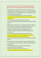 AAERT CDR EXAM WITH 200 LATEST QUESTIONS AND CORRECT &NewLine;ANSWERS&sol; AAERT CDR EXAM PREP LATEST 2026 &lpar;BRAND NEW&excl;&rpar; 