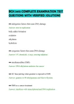 BCH 5413 COMPLETE EXAMINATION TEST&NewLine;QUESTIONS WITH VERIFIED SOLUTIONS&NewLine;