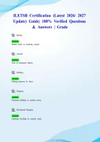 ILETSB Certification &lpar;Latest 2026&sol; 2027 Update&rpar; Guide&vert; 100&percnt; Verified Questions & Answers &vert; Grade A