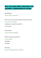 BICSI OSP EXAM PREP QUESTIONS AND&NewLine;ANSWERS COMPREHENSIVE REVIEW&NewLine;