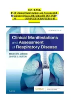 Test Bank DesJardins Clinical Manifestations Respiratory Disease 8th Ed&NewLine;&NewLine;