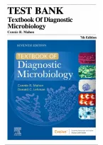 Test Bank &ndash; Textbook of Diagnostic Microbiology &lpar;7th Edition&rpar; Connie R&period; Mahon &ndash; All 38 Chapters Covered &ndash; Practice Questions & Detailed Rationales &ndash; Updated 2026&sol;2027 Test Bank Exam Resource