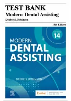 Test Bank &ndash; Modern Dental Assisting &lpar;14th Edition&rpar; Debbie S&period; Robinson & Doni L&period; Bird &ndash; All Chapters Covered  &ndash; Practice Questions & Rationales &ndash; Updated 2026&sol;2027 Test Bank Exam Resource
