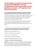 ATI RN Capstone Proctored Comprehensive Assessment B 2026&sol;2027 &vert; Nursing Comprehensive Exam Study Guide&comma; Practice Questions & Answers &vert; ATI Capstone Exam Prep & Final Review