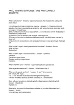 ANSC 3040 MIDTERM QUESTIONS AND CORRECT ANSWERS