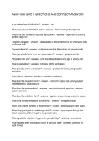 ANSC 3040 QUIZ 1 QUESTIONS AND CORRECT ANSWERS