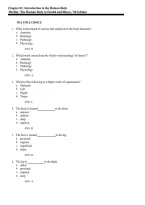 Test Bank for The Human Body in Health and Illness 7th Edition by Barbara Herlihy & Lee Smith 2026&sol;2027 &vert; Study Guide&comma; Practice Questions & Answers&comma; Exam Review